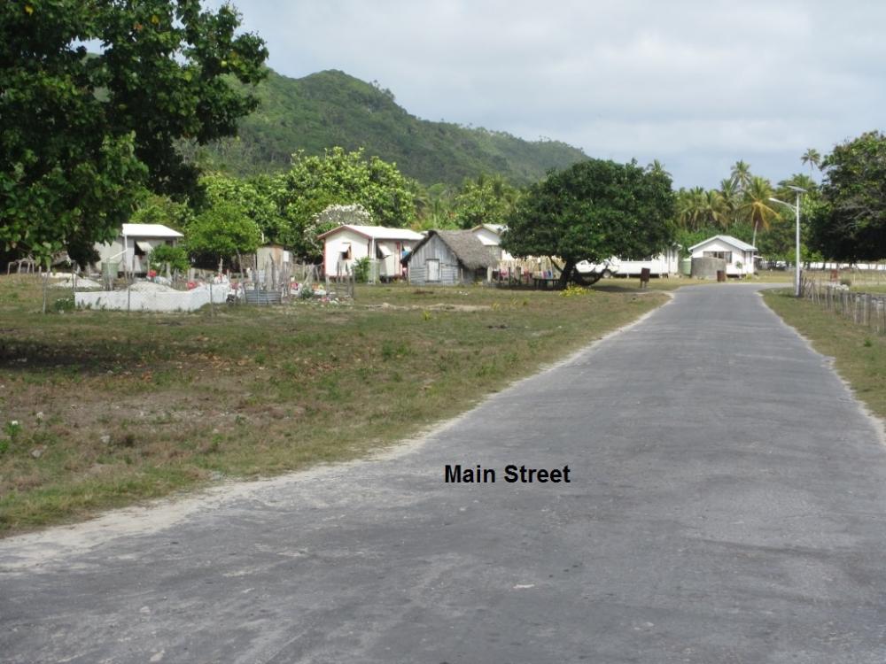 Main Street, and the only street.
